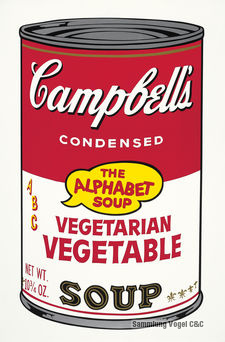 Vegetarian Vegetable, from Campbell's Soup II